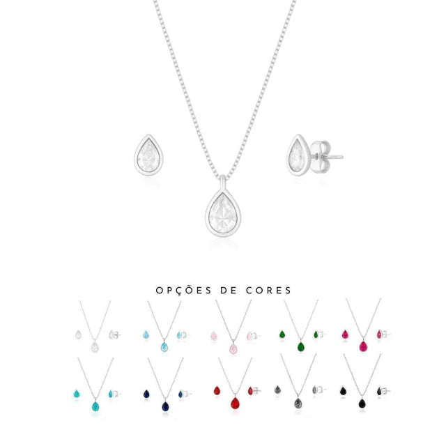 Silver Drop Zirconia KIT 45cm